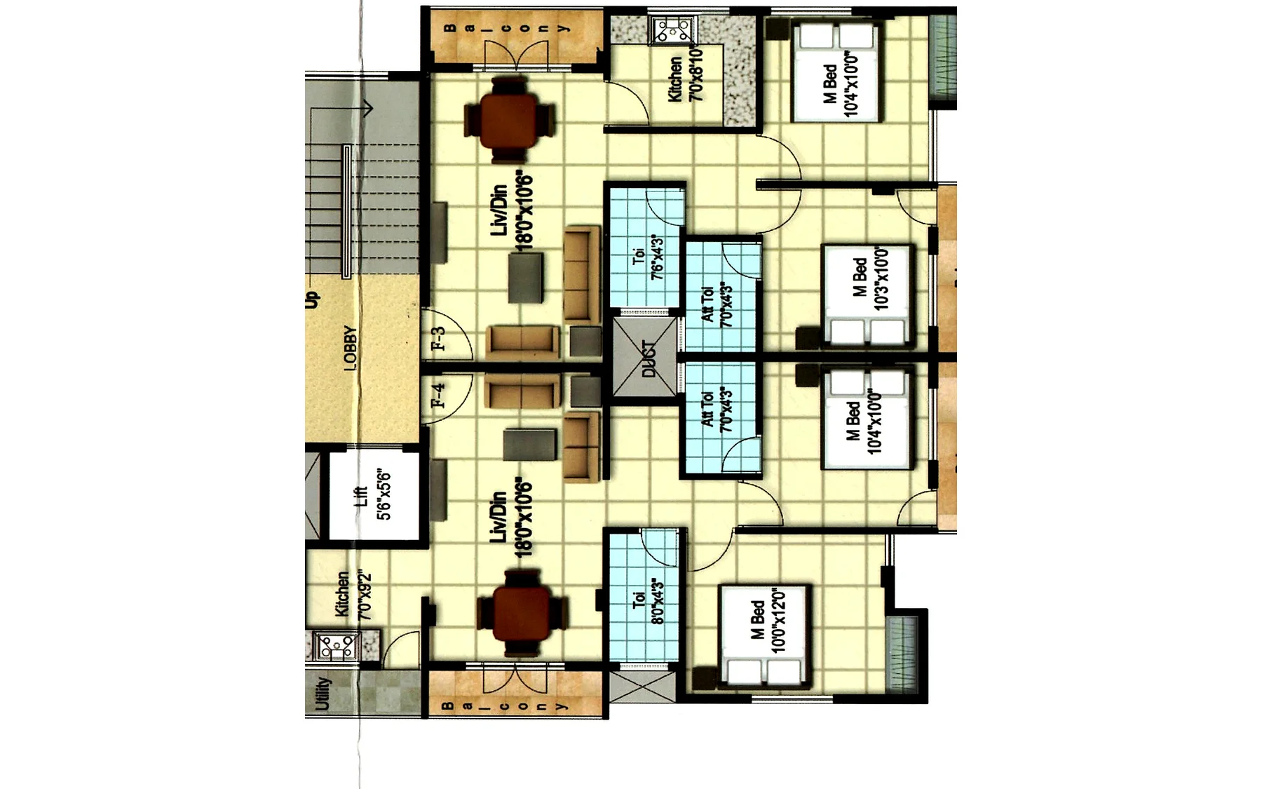 SKYTOWN AVENUE Floor Plan 1