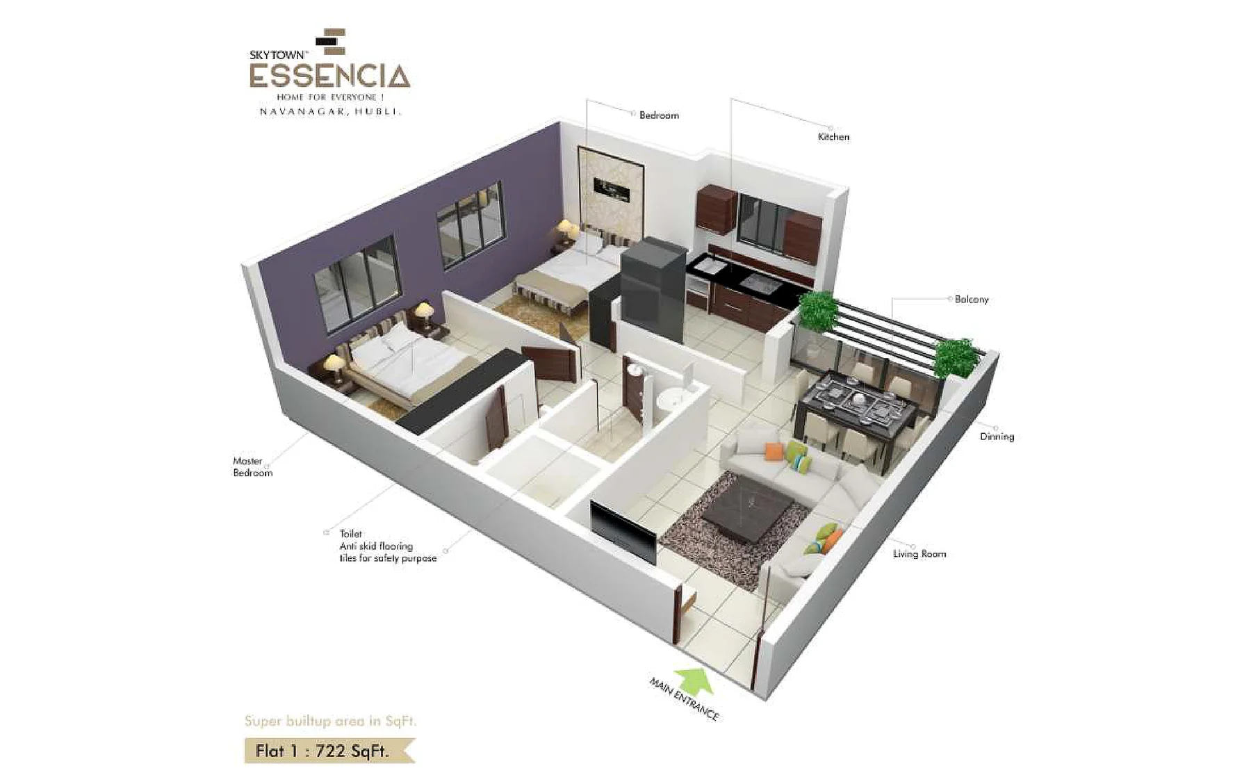 SKYTOWN ESSENCIA Floor Plan 2