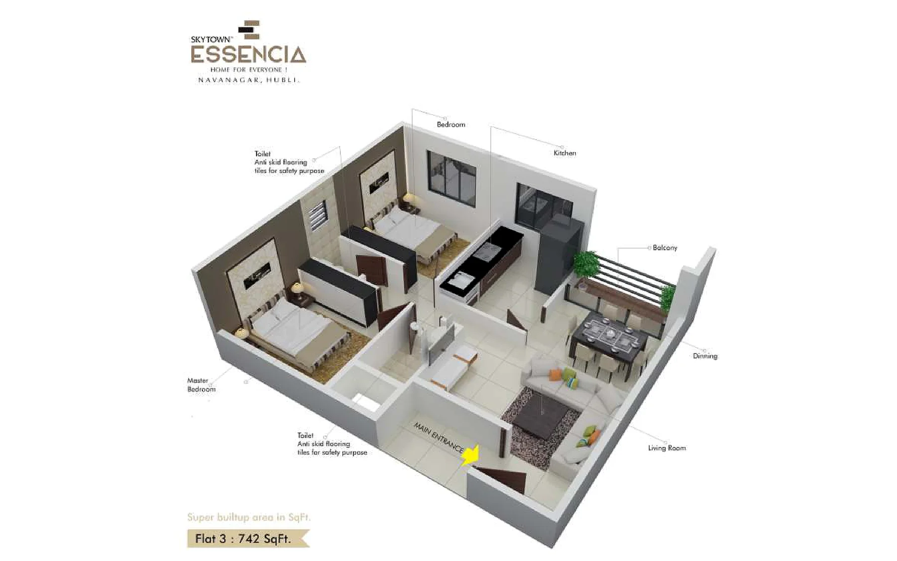 SKYTOWN ESSENCIA Floor Plan 4