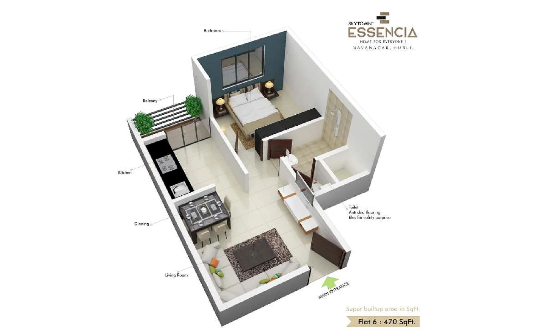 SKYTOWN ESSENCIA Floor Plan 7