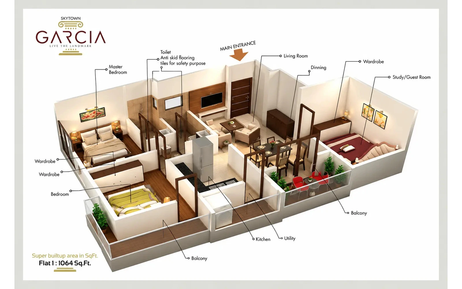 SKYTOWN GARCIA Floor Plan 4