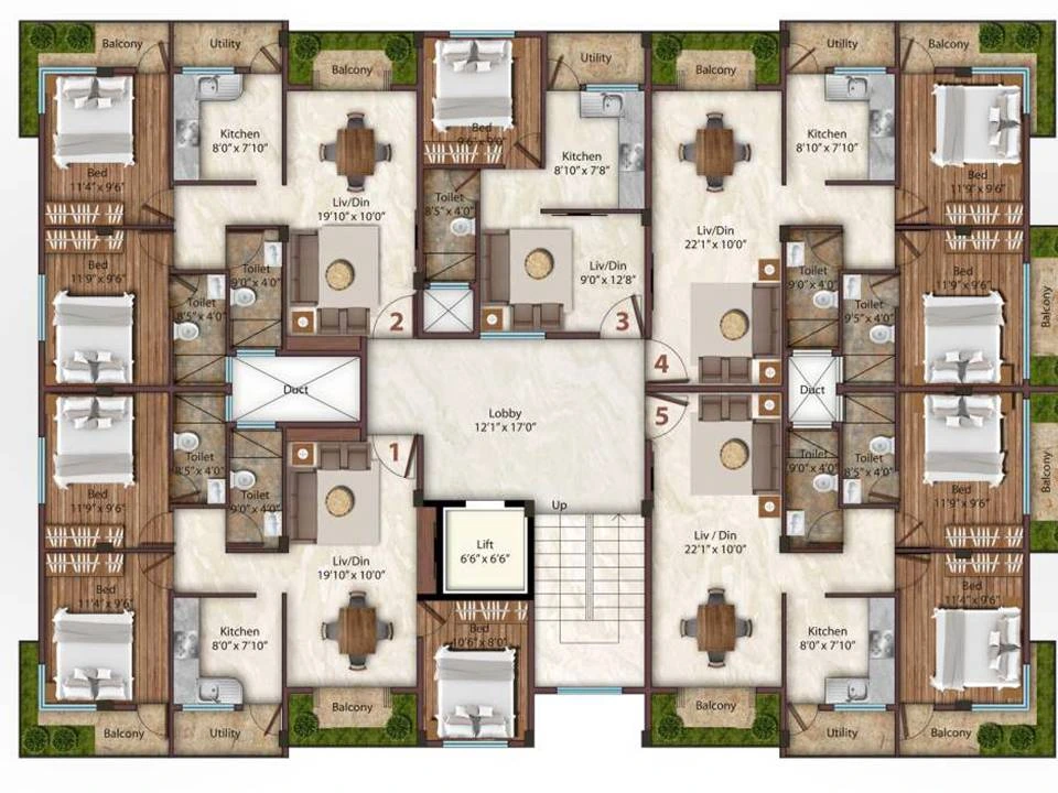 SKYTOWN GARCIA Floor Plan 1