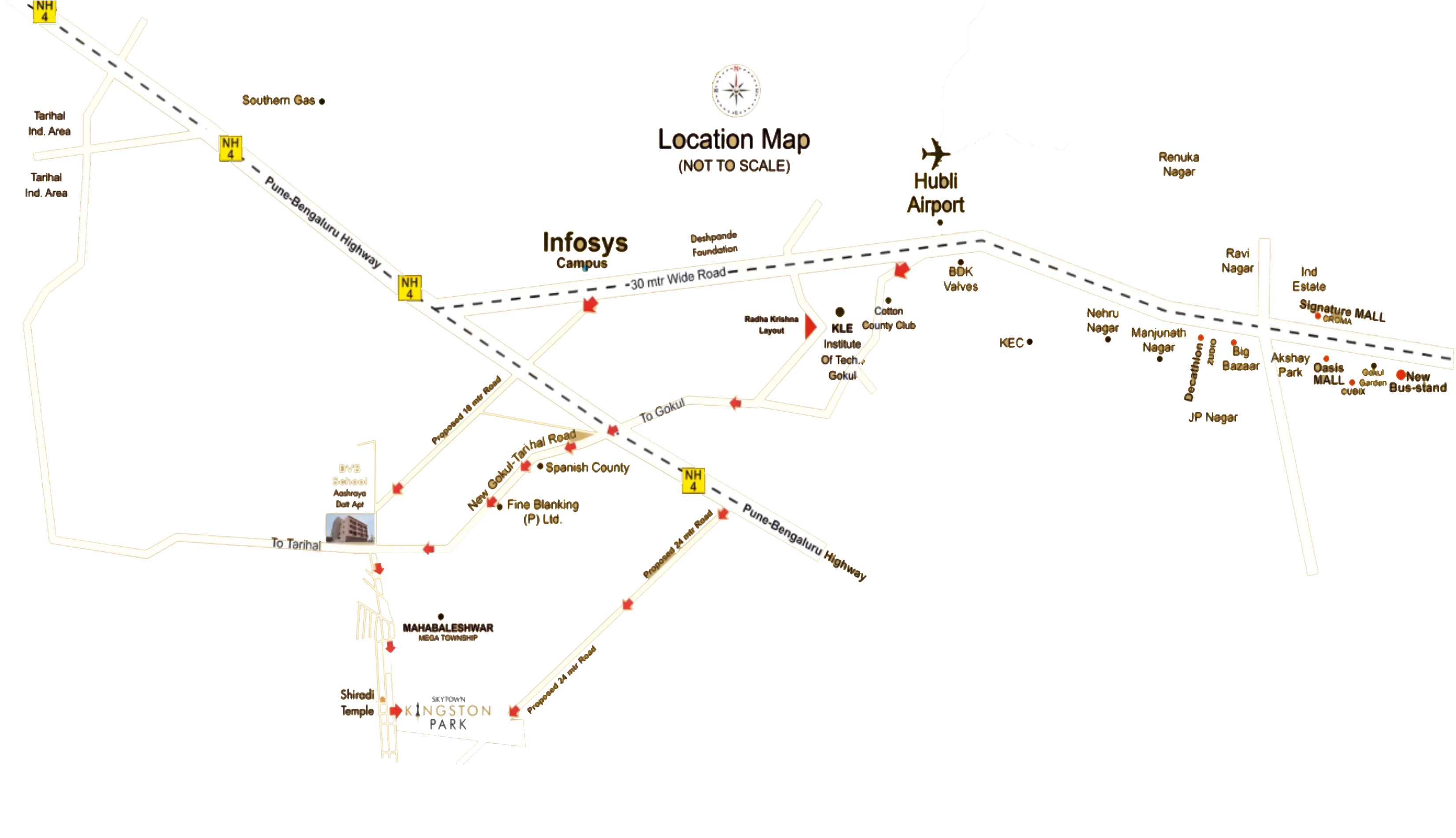 Location map for SKYTOWN KINGSTON PARK
